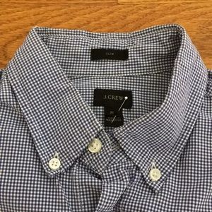 Mens J. Crew Size M Slim Fit Long Sleeve Shirt